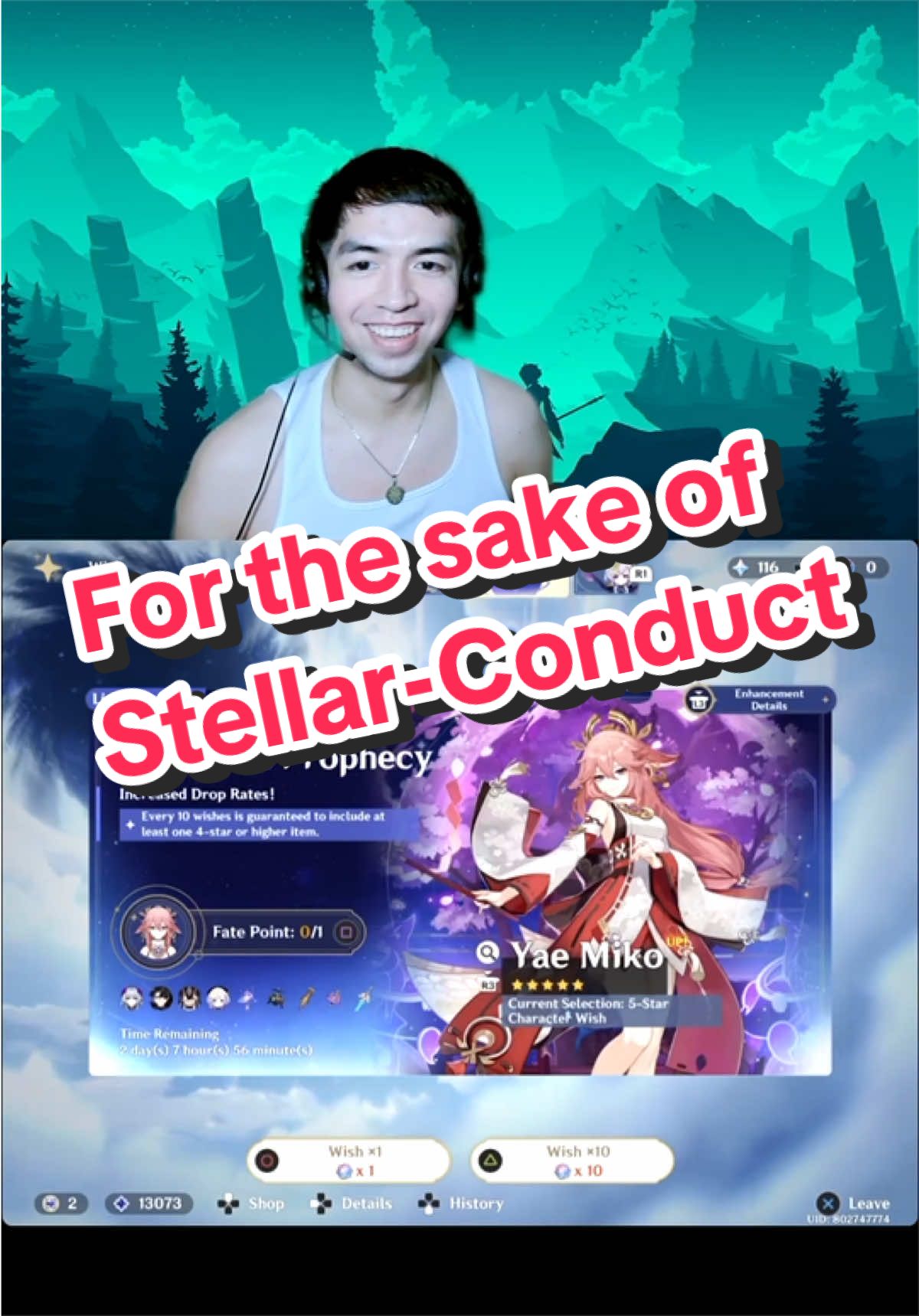 Back then I didn’t pull Yae because I already have Raiden, my logic was I already have an electro (Raiden), 5 years after, I’m pulling because my Wrio needs her for stellar-conduct #GenshinImpact #yaemiko #fyp