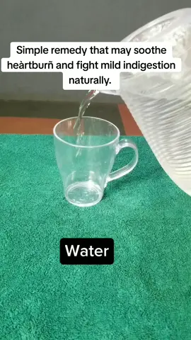 Simple remedy that may soothe heàrtburñ and fight mild indigestion naturally. #fyp #funnytiktok #goviral 