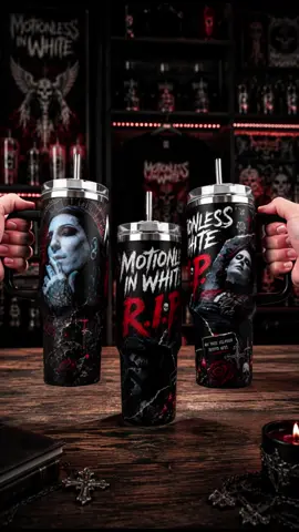 Eternally Yours Motionless In White MIW 40 oz Vacuum Insulated Tumbler with Handle Straw Haunt Me Most Lyrics Graphic Keeps Drinks #FYP #tumbler #MotionlessInWhite #EternallyYours #AnotherLife   