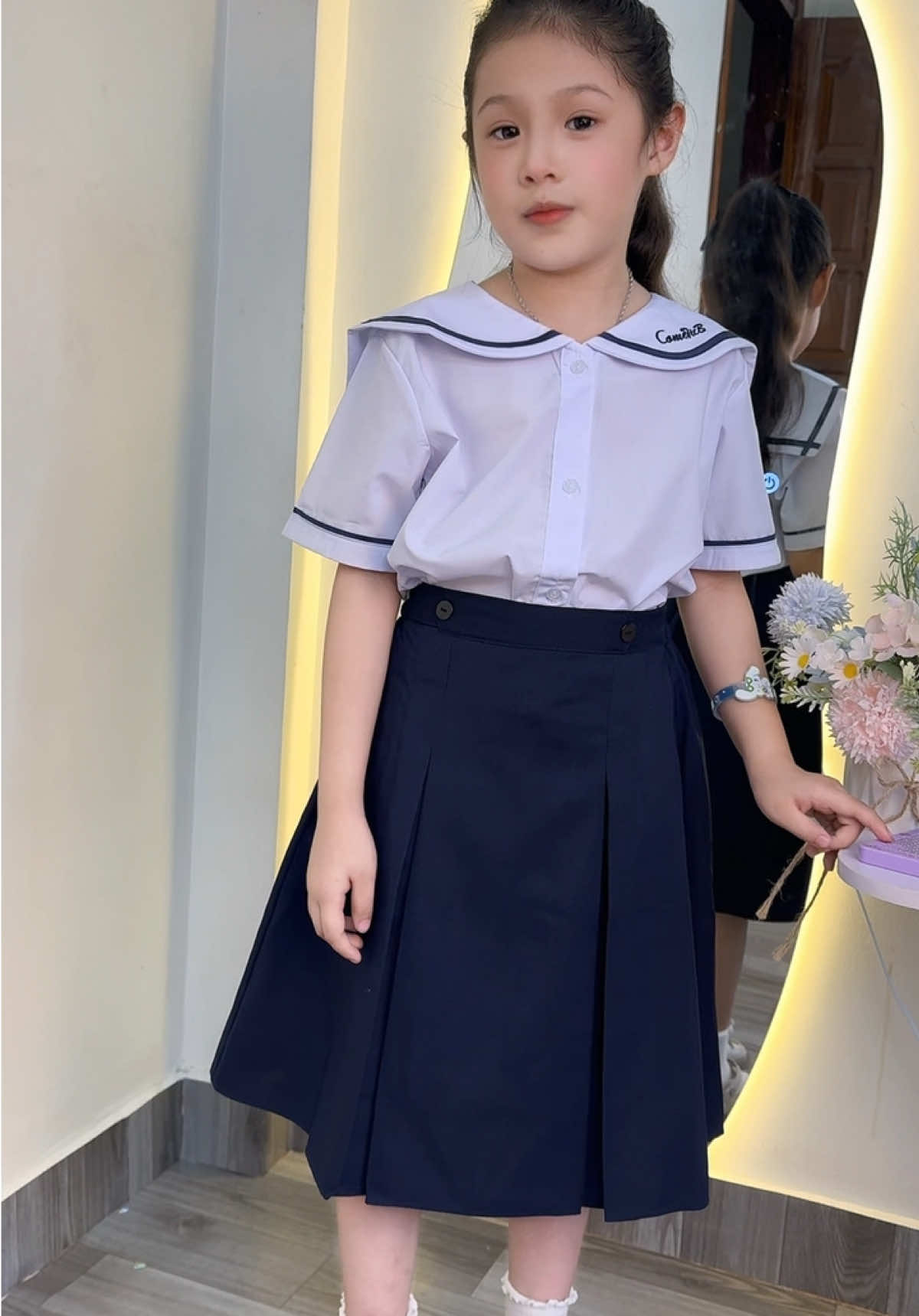 Chân váy đồng phục xinh lắm ạ. #capcut #viral #tiktok #chanvay 