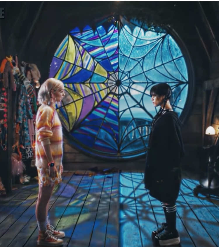 amo mt elas mdsss [ ac :  @ayaaudios_ ] #wednesday #wandinha #fyp #foryou #fypシ  - -VSTD : @𝙜𝙪𝙖𝙧𝙖𝙣𝙝𝙖 ⚢ - Edit wandinha e enid fofo endgame kawai cute com runaway aurora