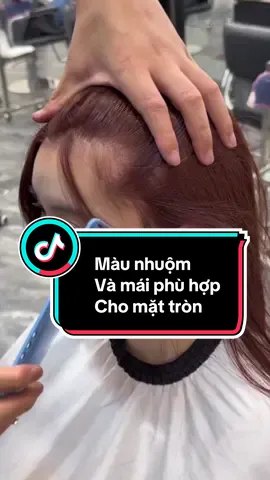 Khắc phục trán cao,thiết kế mái,chị em mặt tròn tham khảo ạ#tâyninh #tócđẹp #trending #tócnối #tophair 