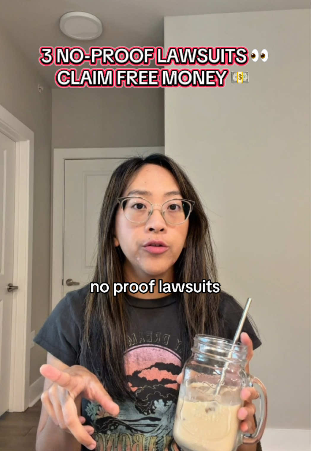 These are 3 lawsuits you can keep an eye on if you’re eligible—no receipts or proof required for these claims. 👀 Don’t wait until the filing windows close. Save this video so you can come back to it later, and send it to someone who’d want to know! #ClassAction #StarbucksDrink #MoneyTok #Colgate #Tampax