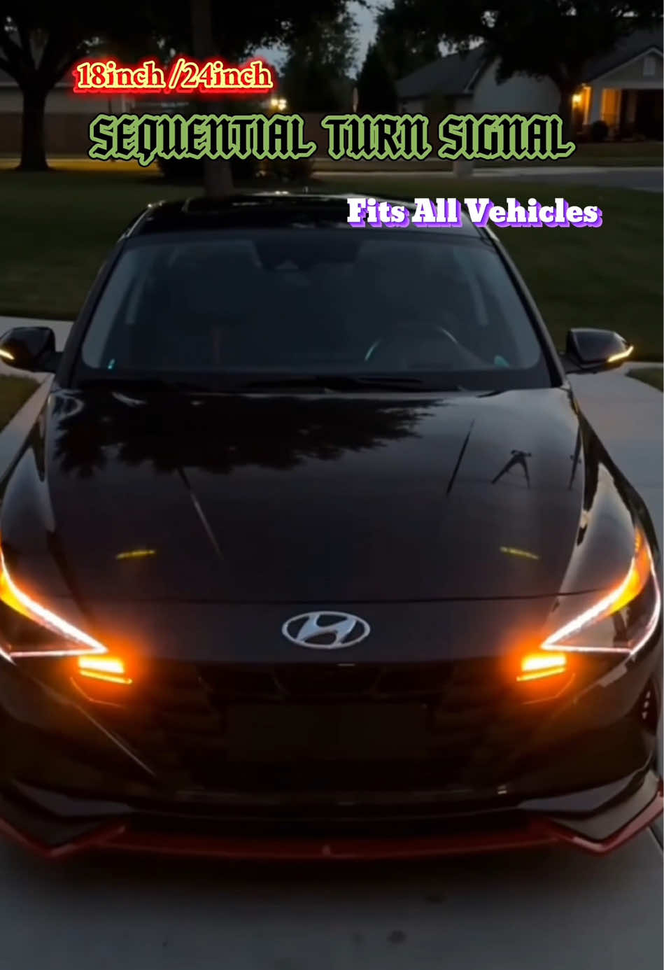 This sequential startup animation is a total head-turner. ✨sequential light effect. #tiktokshop #carslover #carlights #carheadlights #summerwins 