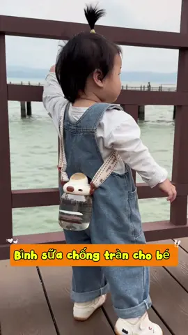 Giải pháp hiệu quả cho bé đang trong thời gian tập uống sữa, uống nước #binhnuocchobe #binhnuocchongtran #dodungtientich 