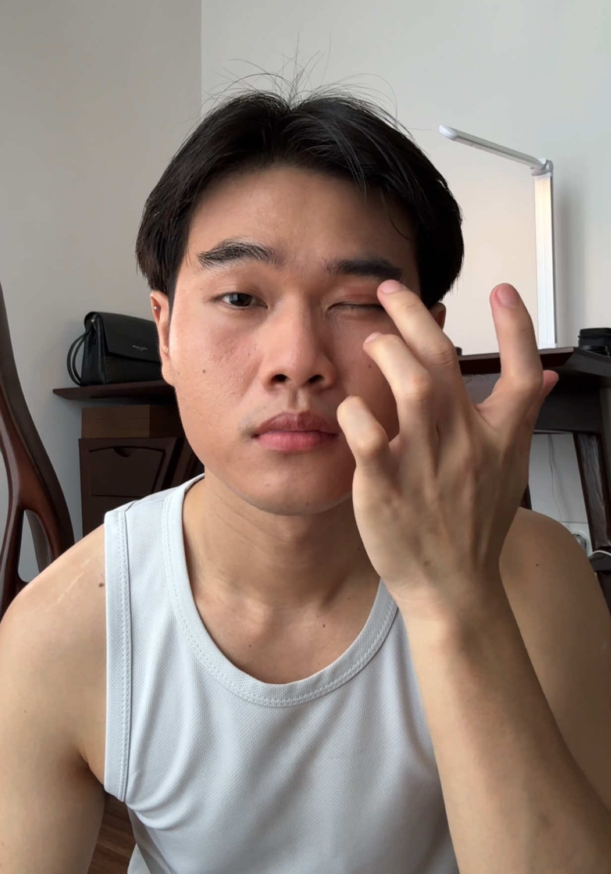 tutorial makeup simple, toasty men makeup