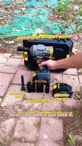 Struggling to choose home automotive repair tools?The JEXUGK 1200 Nm impact wrench set meets all your needs.#electricwrenchi #impactwrenche #trending #wrench #impact 