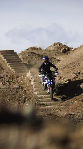 Who wants to walk stairs if you can ride them? 😎 #MakeLifeARide #F450GS #BMWMotorrad