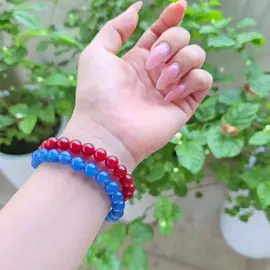 Vòng Ngọc Agate Xanh Dương và Đỏ size hạt 8li TUDO#TUDOdathiennhien #TUDOgem #vongtaynu #vongphongthuy #phongthuyTUDO 