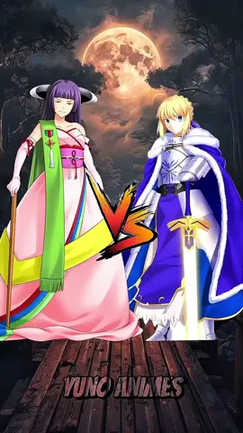 Featherine(PEN) Vs Saber(Avalon) #Fyp #Anime #uminekowhentheycry #fateseries #yunoeditz 