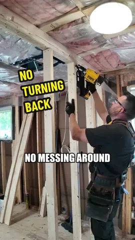 Every renovation starts the same way... - You open up a wall and think you're making great progress. Then reality shows up. Crooked framing. Plumbing in the wrong spot. Nothing is square. Nothing is level. And suddenly that 