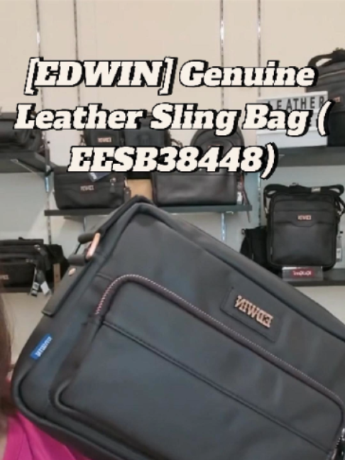 EDWIN PALING PALING BESAR SLING BEG! #leatherempire #genuineleather #edwin #slingbag #fyp