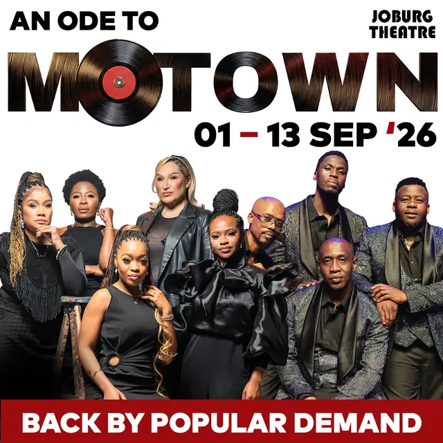 Back on the Mandela Stage by popular demand. After a sensational, sold-out run earlier this year, AN ODE TO MOTOWN returns to Joburg Theatre! This isn't just a concert,it's a vibrant, soulful theatrical journey celebrating the legendary songs, stories, and cultural impact of the movement that changed music forever. Directed by James Ngcobo, with choreography by Lulu Mlangeni and musical direction by Margaret Motsage, this show brings together a stellar live band and an exceptional cast: Liesl Penniken, Lerato Mvelase, Tamara Dey, Hlengiwe Pearl, and Anele Precious Mthethwa. Whether you were part of the sold-out crowds during its first run or are experiencing it for the first time, prepare for an evening of unmatched energy, pure nostalgia, and timeless hits. Tickets are officially available on WebTickets, secure your seats before it sells out again! #AnOdeToMotown #JoburgTheatre #MandelaStage #Motown #LiveMusicSA #TheatreSA #JoburgEvents #WebTickets