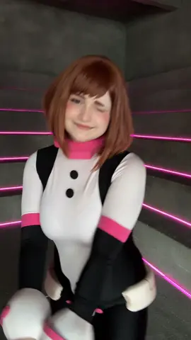 Be honest: would you pass the UA entrance exam? 😭 #uraraka #ochakouraraka #myheroacademia #cosplay #mha