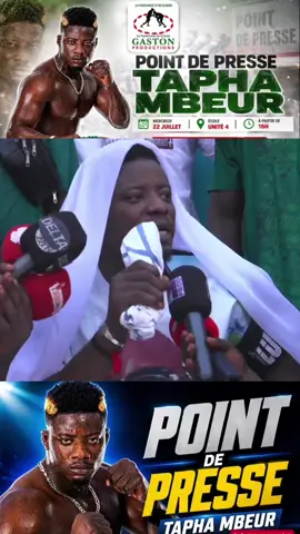 Direct - Point de Presse Tapha Mbeur pour son combat contre Niang Bou Ndaw#viral #tiktokgalsen #tiktokgalsen 