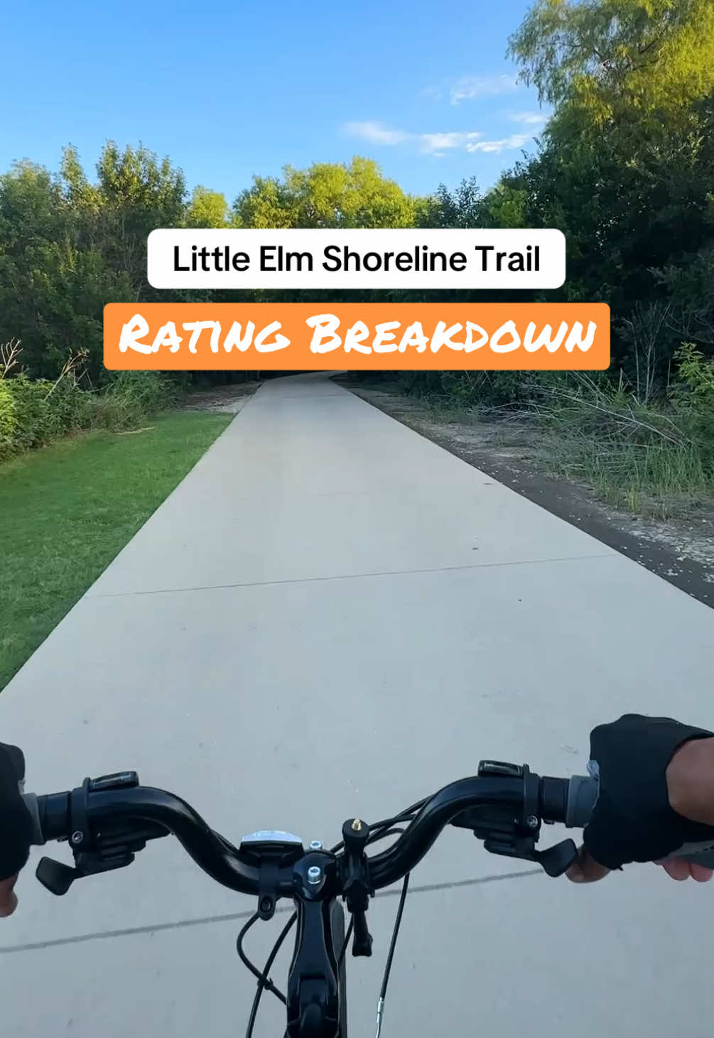 Rating breakdown for Little Elm Shoreline Trail #biking #littleelm #TrailReview #cortneyoutside
