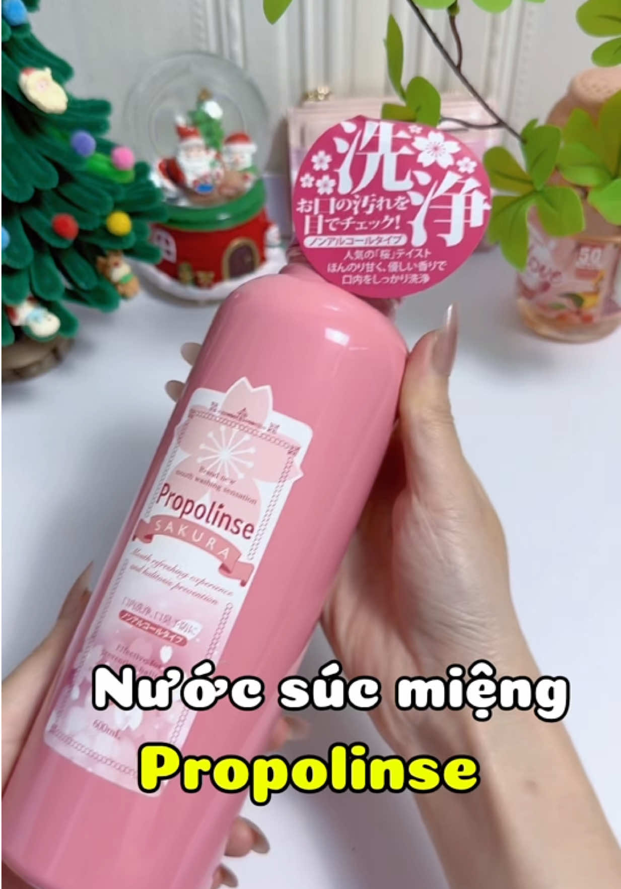 Sạch miệng - tự tin nè 🤭🤭 #diemquynhcosmetics #nuocsucmiengpropolinse #hoimieng #mangbam #chamsocrangmieng