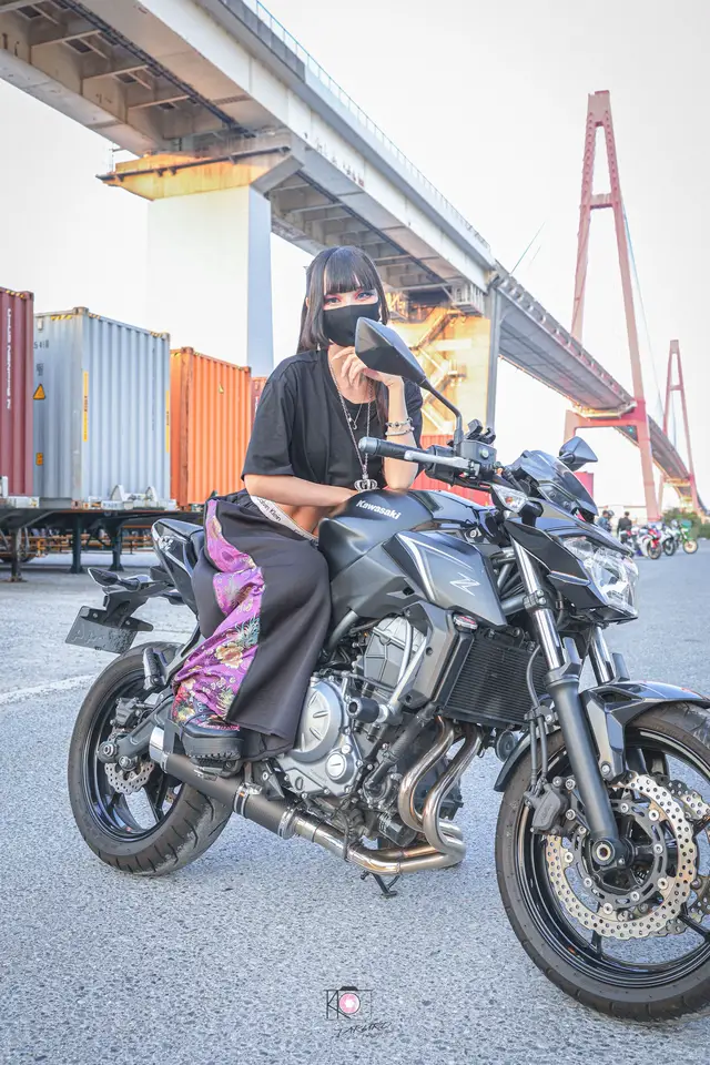 #バイク女子  #kawasaki #z650  #bikegirl #jdm 