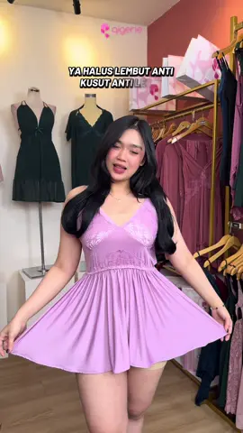 Qimono Gigi warna lilac #qigerie #dastercantikmamamuda #dasterkekinian #bajutidurmamamuda #pasutri 