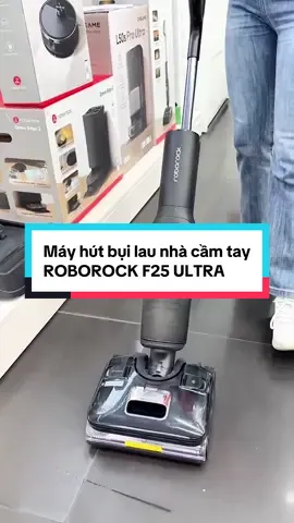 Máy hút bụi lau nhà cầm tay Roborock F25 Ultra hút đồ ăn thừa không vây bẩn sàn, tự động giặt con lăn bằng nước nóng  #roborock #mayhutbuicamtay #xiaomi #f25 #ultra 