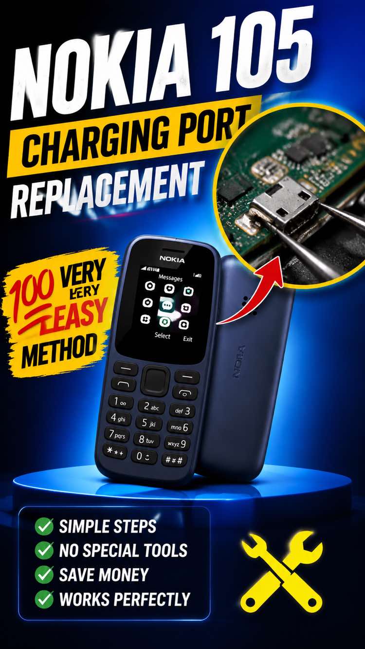 All Nokia Charging port replacement 💯🔥Very easy method 👍✅🔥 #foryou👍 #mobile #repairing #video #creatorsearchinsights 