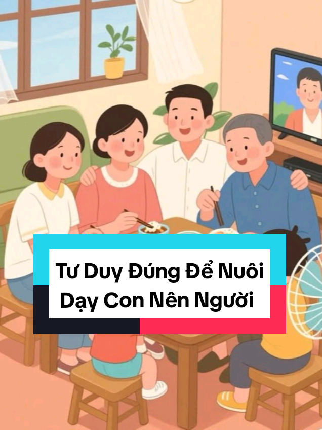 Trả lời @hairsalondomuoi  Cha mẹ cần tư duy đúng để nuôi dạy con nên người. #baihocvinhan #nuoidaycon #lamchame #aiart #fyp 