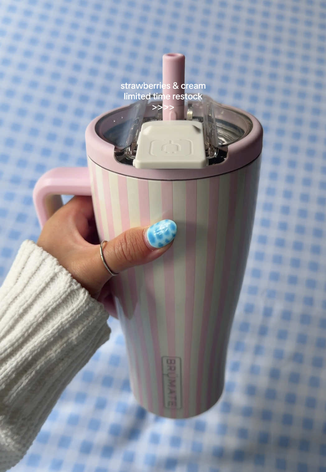 if you missed her, she’s baaack! & won’t last long 😌 #brumate #brümate @BrüMate #tumblersoftiktok 