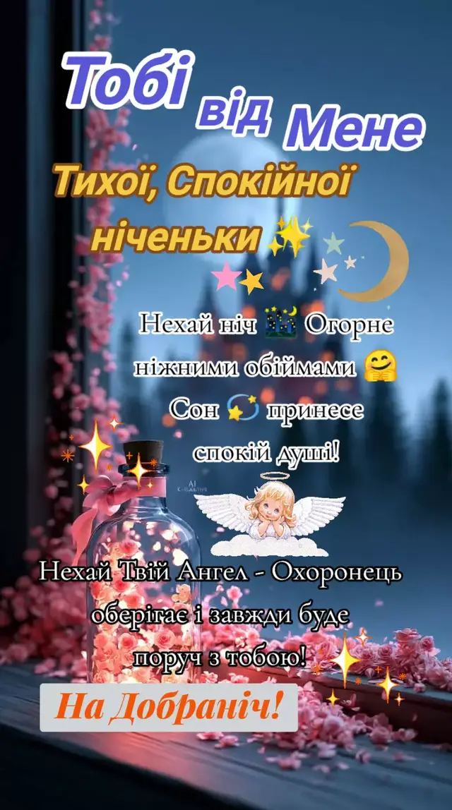 На Добраніч ✨ Good night 🌉#надобраніч #спокійноїночі #українськийконтент #goodnight #добраніч 