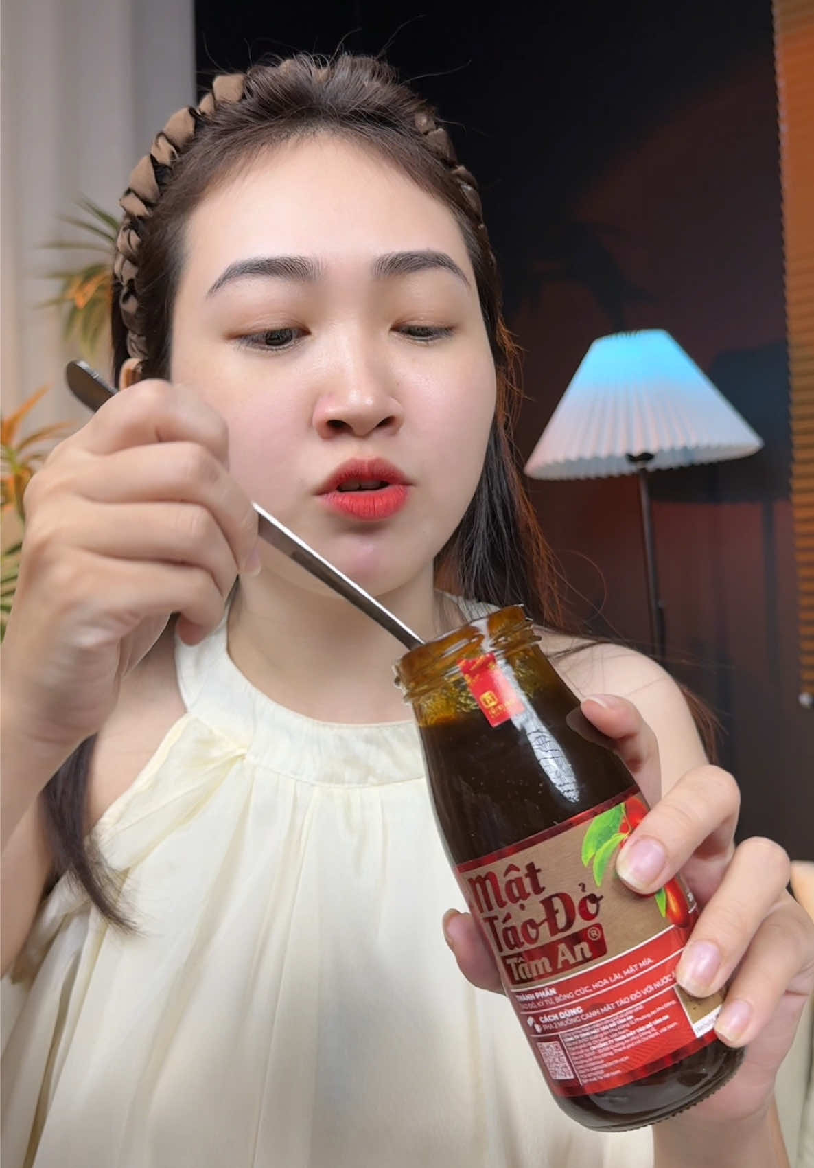 Mật táo đỏ uống dưỡng nhan là chuẩn bài luôn ý#toanmereview 