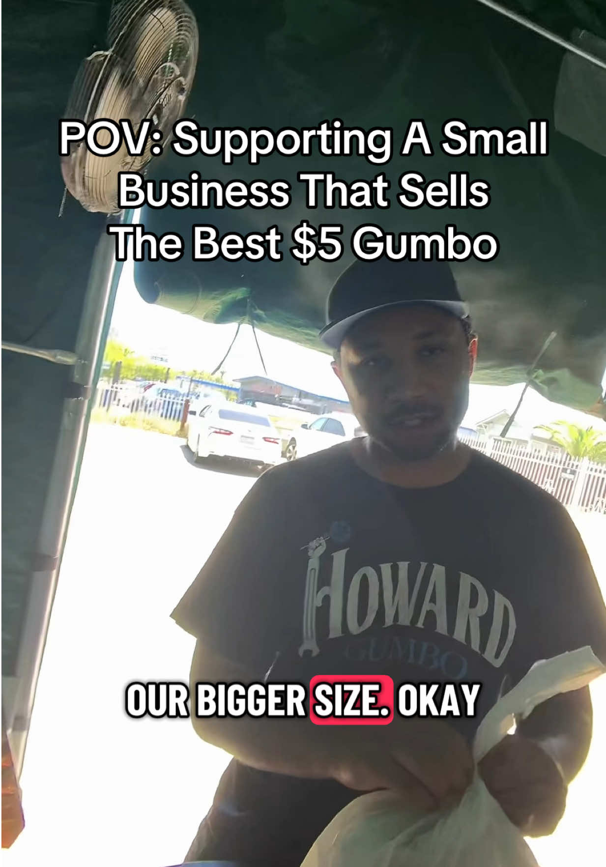 POV: Supporting A Small Business That Sells $5 Gumbo #pov #Vlog #SmallBusiness #supportsmallbusiness #fbmarketplace 