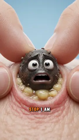 Stop squeezing giant blackheads with your fingers! 🛑🤏 Squeezing a super clogged pore with dirty fingers is completely useless. Here is the oddly satisfying science behind how to properly extract that chunky, waxy monster: 🦠 The Problem: A giant blackhead has a totally crusty dark top, but underneath is a huge, gooey, yellow waxy monster. Its thick bottom is wedged so deep that squeezing will only ooze out a disgusting yellow sludge without removing the core. 🔧 The Tool: Use a metal extractor loop instead. Firmly pressing this tool around the base forces the deep waxy roots upward. ✨ The Pop: Pressing firmly breaks the tight grip, and the huge chunky body will incredibly and satisfyingly pop completely out, dragging a tail of greasy wax from the empty crater! 🧪 The Aftercare: Flush the giant empty home with salicylic acid to slowly shrink that massive crater back down. 📌 SAVE this oddly satisfying video for your next extraction! Thank you for helping us reach over 60,000 followers! We love creating these satisfying 3D anatomy animations for you. Follow for more! 🚀✨ #BlackheadExtraction #OddlySatisfying #Anatomy #SkincareRoutine #HealthTips