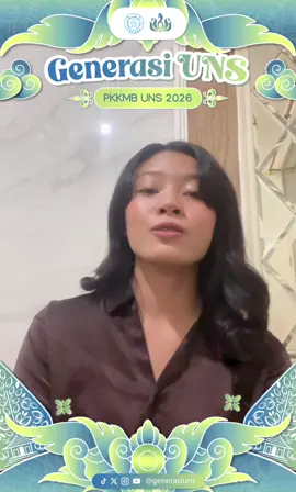 [THE VOICE OF SEMAR MUDA] Halo, Semar Muda!👋 Saya Vinka Anggita Pawestri, mahasiswa Ilmu Hukum, Fakultas Hukum, asal Yogyakarta, siap menjadi bagian dari Generasi UNS 2026 dengan semangat 