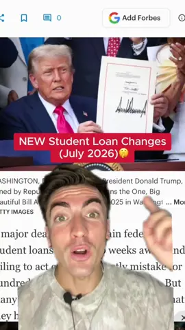 The Government Just Changed Student Loans… Three of the most popular repayment plans — SAVE, PAYE, and ICR — are officially gone as of July 1, 2026. They've all been replaced by one new plan called RAP. And here's the part nobody's warning you about: RAP charges 1-10% of your FULL AGI, not just discretionary income like the old plans did. Which means for most people, the monthly payment is actually HIGHER than what you were paying under SAVE or IBR. And if a student loan already tanked your score, that part's fixable too. Comment 