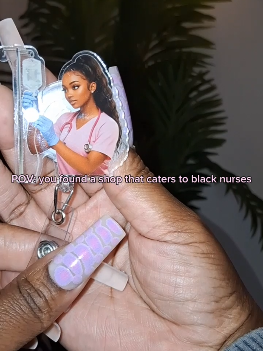 POV: You finally found a shop that gets you. A shop created with Black nurses in mind—where protecting your hair, showing your personality, and walking into every shift with confidence all matter. From satin-lined scrub caps that help protect your curls, coils, locs, and braids to accessories that let your style shine, NurseCareSuites was made so you never have to choose between looking good and doing good. Because representation matters, and so does how you feel when you clock in. Shop your new favorite healthcare boutique today. #BlackNurses #blacknursetiktok  #lpn #registerednurse  #blackstudentnurse 