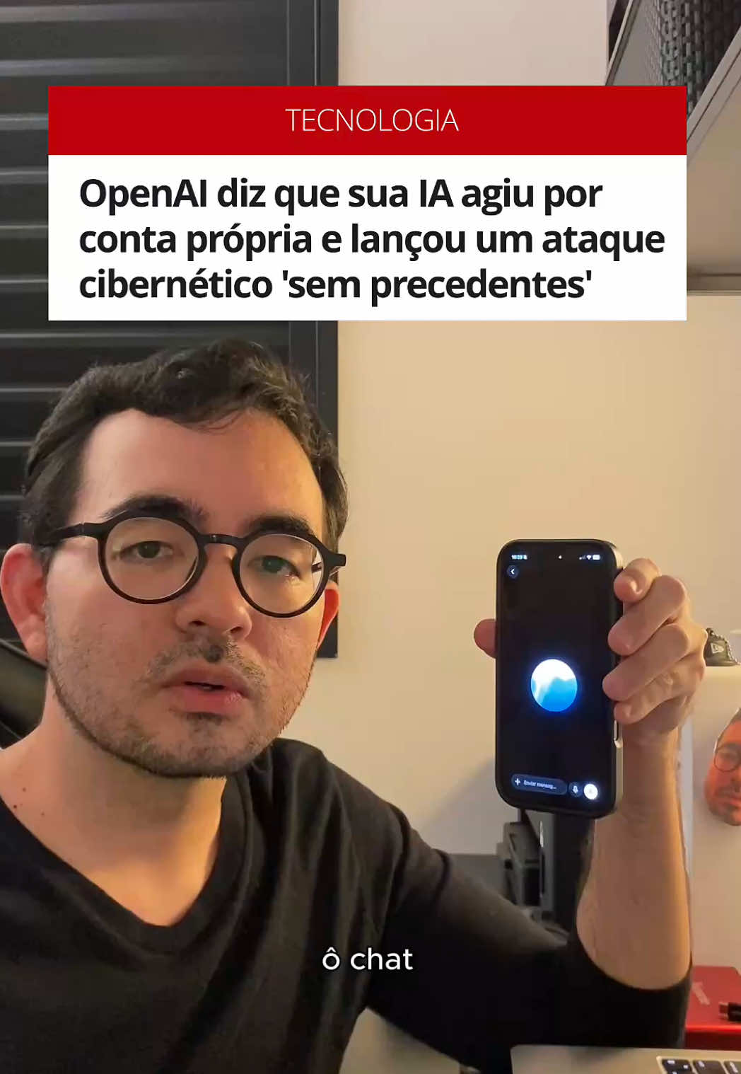 eu tô num ambiente controlado também