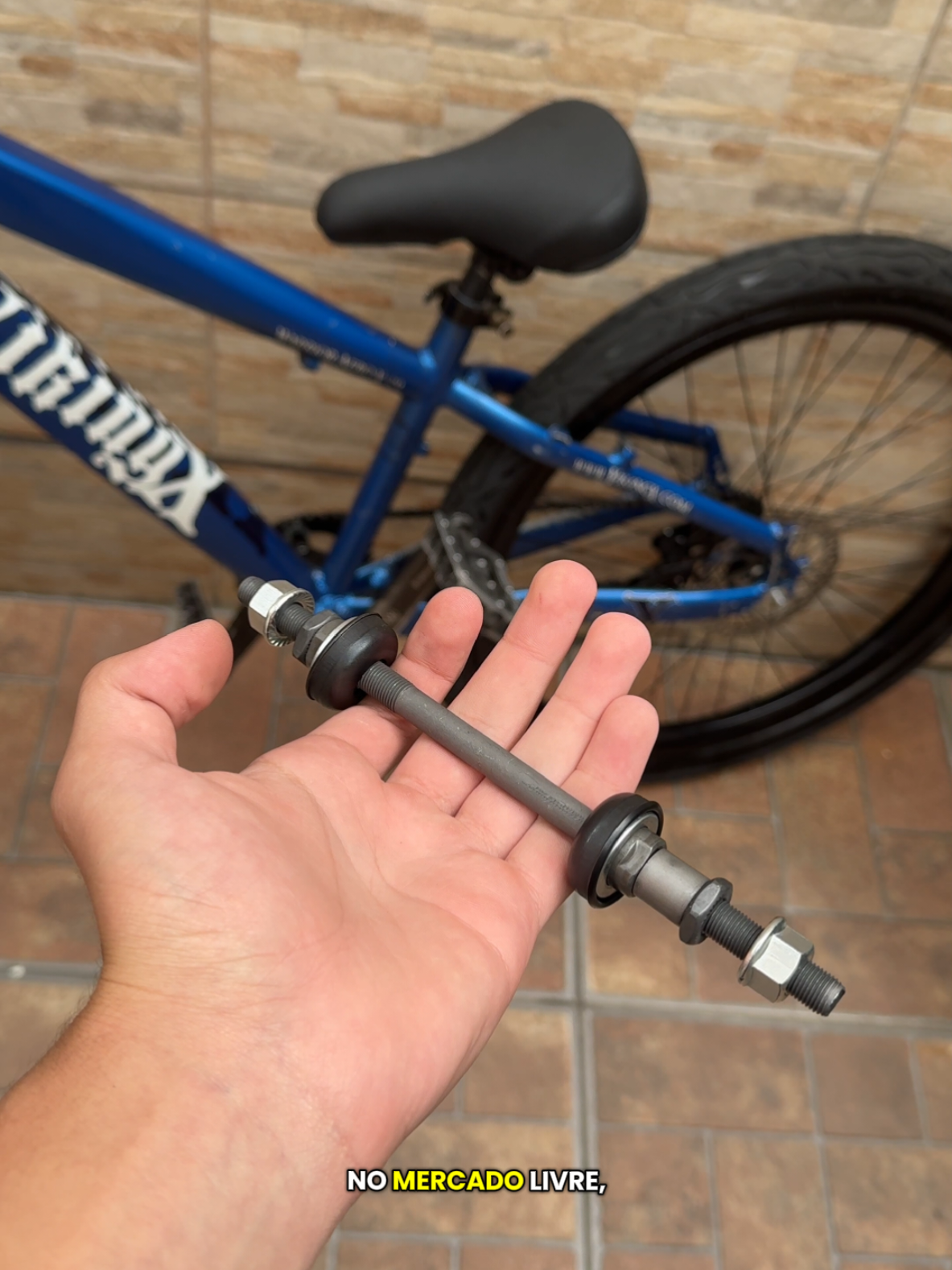 Trocando o eixo da VikingX 😍🛠️ #vikingx #grau #244 #fyp #bike 