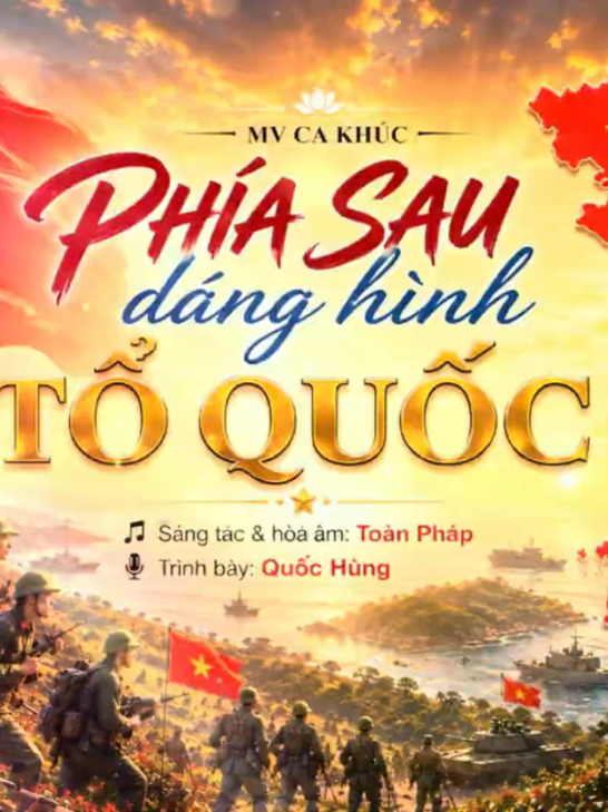 🇻🇳 PHÍA SAU DÁNG HÌNH TỔ QUỐC 🇻🇳 (Tri ân Anh Hùng Liệt Sĩ nhân dịp kỷ niệm 27/07/2026) + Sáng tác & hòa âm: Toàn Pháp + Trình bày: Quốc Hùng 🙏Tưởng nhớ các anh hùng, liệt sĩ, chiến sĩ, đồng bào, lãnh đạo... đã hy sinh cho tổ quốc được tự do độc lập thống nhất và bay lên. Nguồn:  https://youtu.be/bPIiMkUlqrQ #Hoiyeurac #goodsong #Music #Yeutoquoc #nhoonanhhunglietsi
