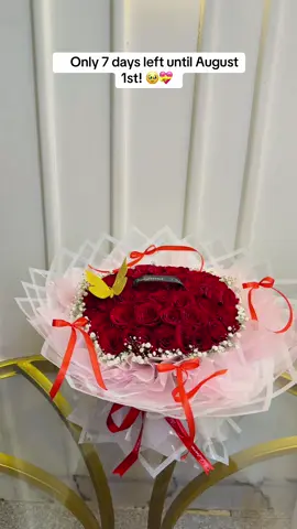 Only 7 days left until August 1st! 🥹💝 Ladies, start sending him this video. 😂🌹 #girlfriendsday #august1st #validpetals #flowers 