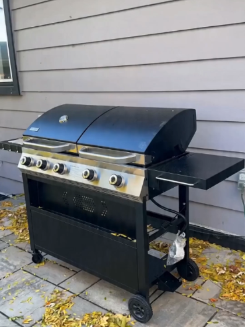 #outdoorfun #outdoor #patio #backyard #furniture #tiktokshopsummersale #grill #bbq #griddle #gas