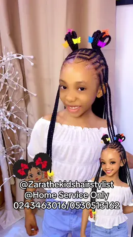 The best kids hairstylist in Accra Ghana #zarathekidshairstylist #kidshair #fyp #accra #kidsoftiktok 