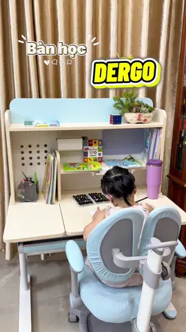 Bộ bàn học thông minh Dergo mình mới rịn đây #LEOX1000  #Dergo #banhocthongminh #banhocchobe #banhocchonggu 