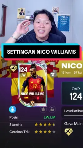 Settingan Nico Williams nih guys #serunyabola #FootballTikTok #TiktokSportsComentary #OlahragaTiktok #FCMobile 