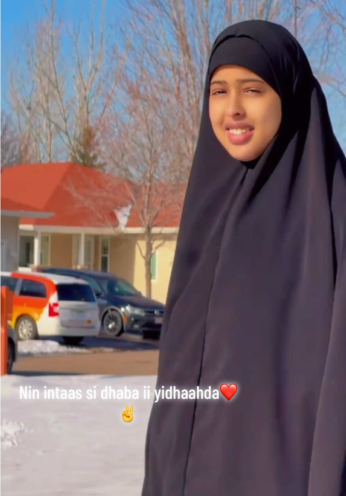 Nin intaas si dhaba u yidhaahda❤️✌️