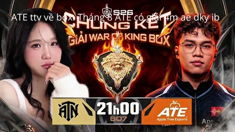 Tấm vé chung kết ATE đã trong tay.giờ chỉ thua SGP mỗi ngai vàng.1 rừng k thể 2 hổ 1 đế chế k thể 2 vua đón xem kết quả 21h tối mai để xem ATN hay ATE sẽ đăng quang #CapCut #appletree #esportsvn #chungket #lienquanmobile @Tuấn Đã Căng  @TSissocute  @Tuấn Đã Căng  @💙blv_Linh Cún_💙 