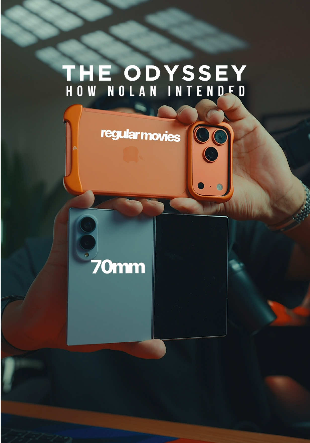 The Samsung Galaxy Z Fold 8 Has IMAX 70mm 😱  Now this is OBVIOUSLY a joke 😂 BUT I will say this is an excellent representation of how the new aspect ratio on the Z Fold 8 is way better for consuming content like movies when compared to the traditional candy bar phone like the iPhone 17 Pro Max.  Which device would you rather watch videos on?  Never Give Up Keep Creating ♥️ #samsung #samsunggalaxy #withgalaxy #Tech #techtok 