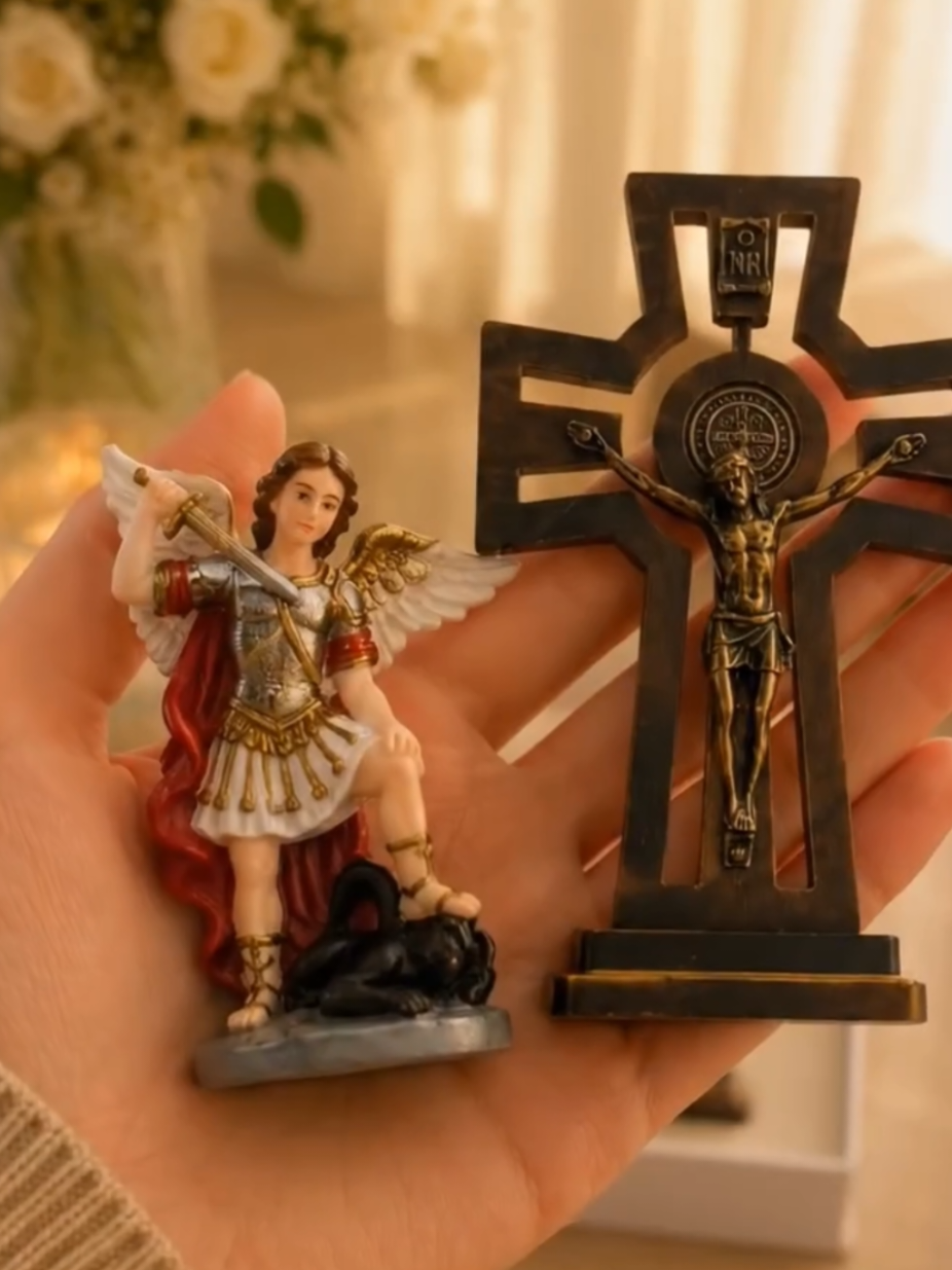 A Quaresma de São Miguel Arcanjo está chegando. Prepare seus momentos de oração com um kit feito para acompanhar essa devoção.🙏 #saomiguelarcanjo  #catolicos  #fe  #proteção  #tiktokshop 