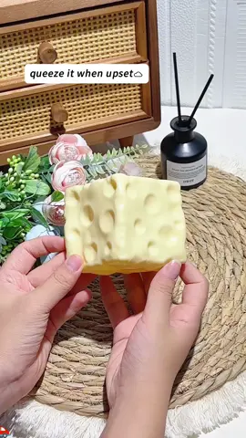 Warning: This Giant Cheese Squishy Is Too Addictive #stressrelieftoys #tiktokshop #tiktokmademebuyit 