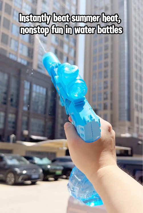 A must-have for summer fun, enjoy cool battles with splashing water from the water gun #cool #enjoy #summerfun #watergun #Outdoors 