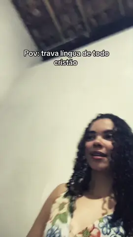 Tinha desaprendido esse trava língua, mas já tô pegando o jeito dnv KKKKK #cristao #fy 