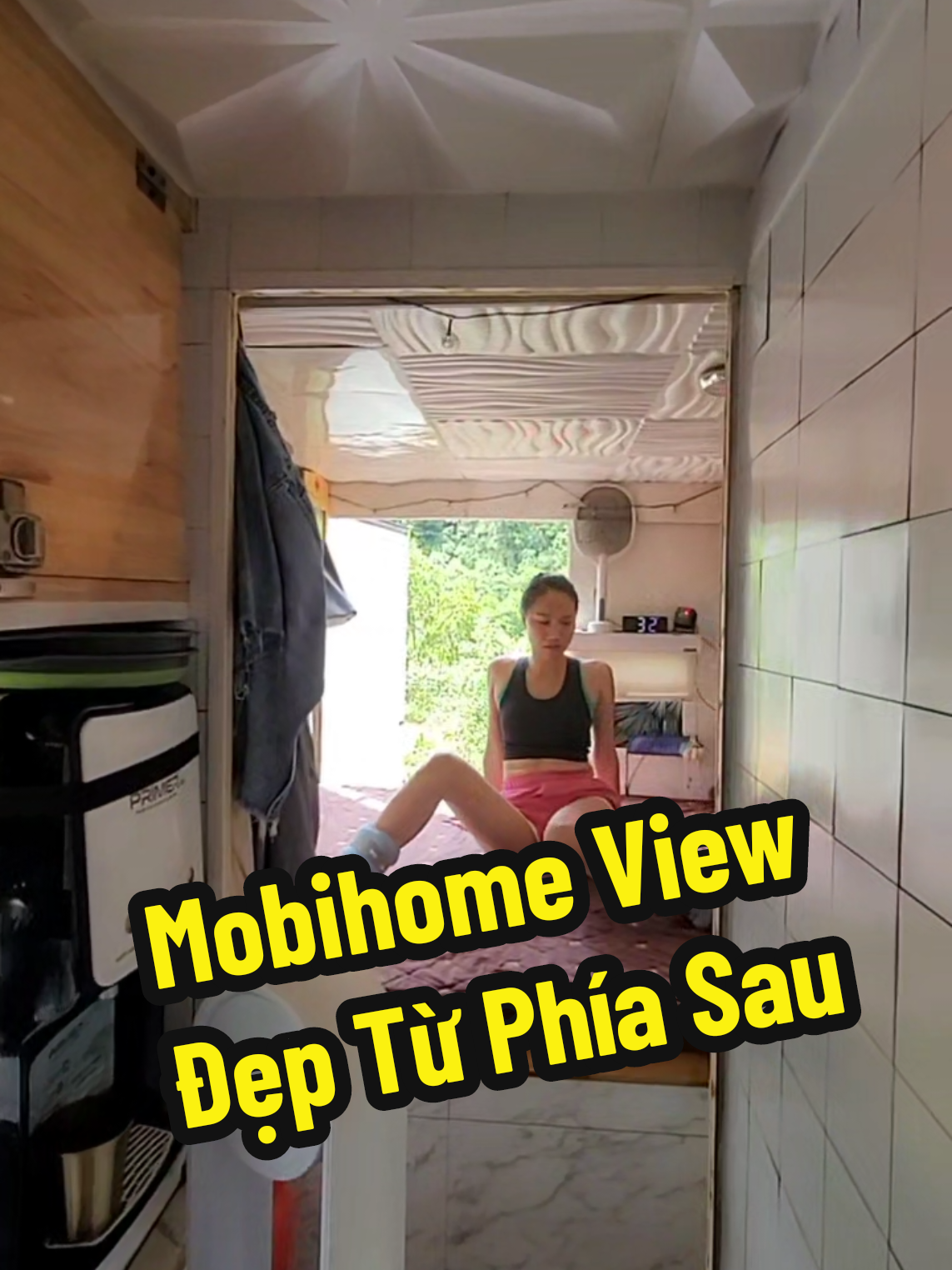 Mobihome view đẹp từ phía sau#vochongsongtrenxe #nhadidong #rvlife #phuot #xuhuong 